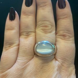 Espo Sterling Moonstone/Cat’s Eye Ring 8